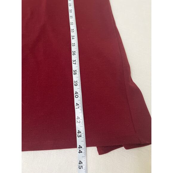 Privacy Please MIDI Slip Ribbed Burgundy Dress Size XS - Picture 6 of 6